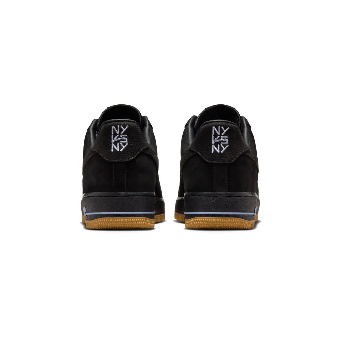 Nike Air Force 1 Low Ja Morant NY vs. NY Black Gum Baskets Noir Homme Femme - 3