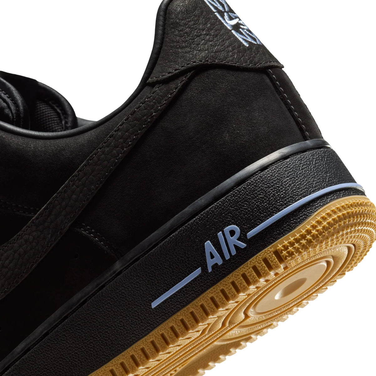 Nike Air Force 1 Low Ja Morant NY vs. NY Black Gum Baskets Noir Homme Femme - 4