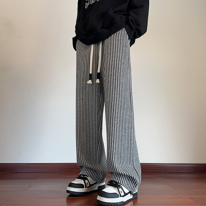 Xaviera - Pantalon femme à rayures molleton