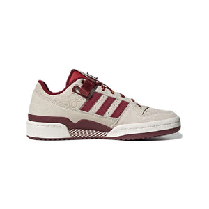 adidas Forum Low Baskets Blanc Bordeaux Homme Femme - 1
