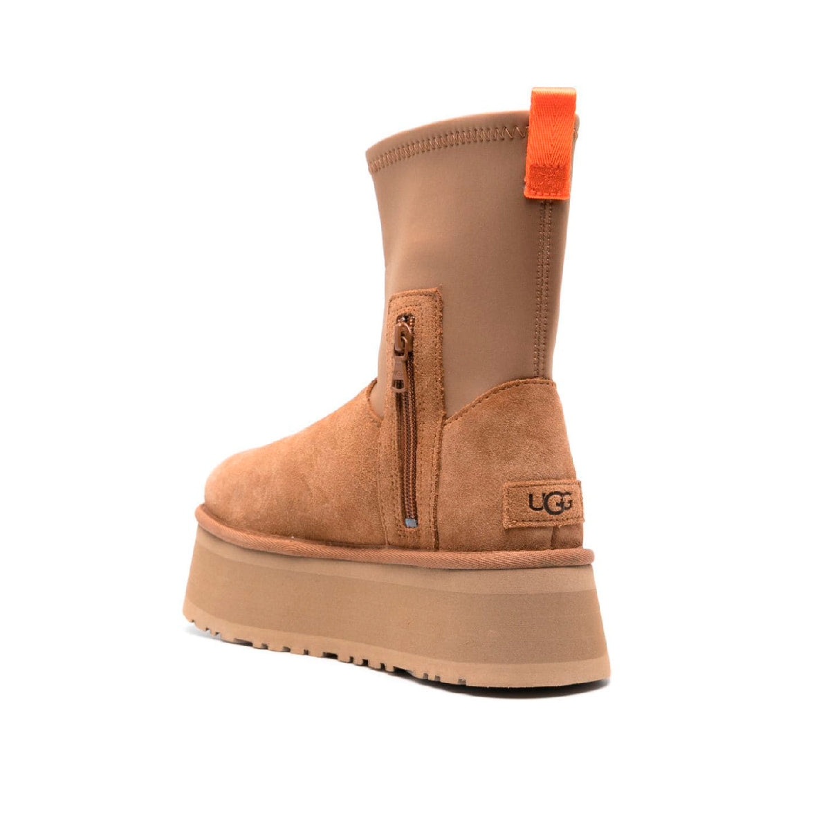 UGG Classic Dipper Chestnut Bottes Plateforme Marron Femme - 3