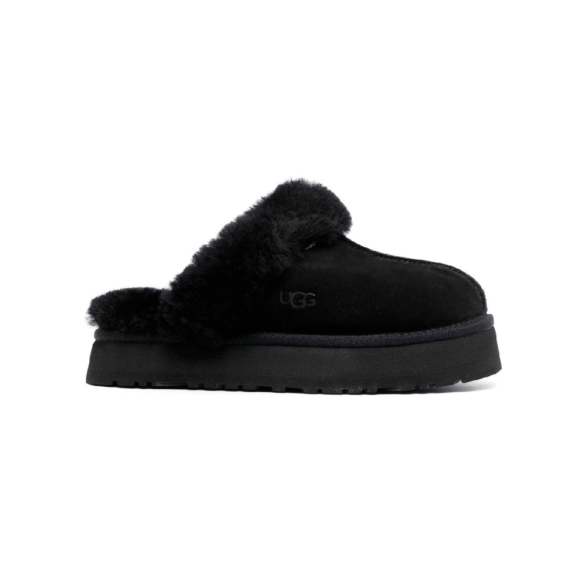UGG Disquette Black Mule Plateforme Noir Femme - 1