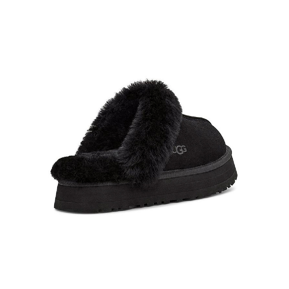 UGG Disquette Black Mule Plateforme Noir Femme - 2