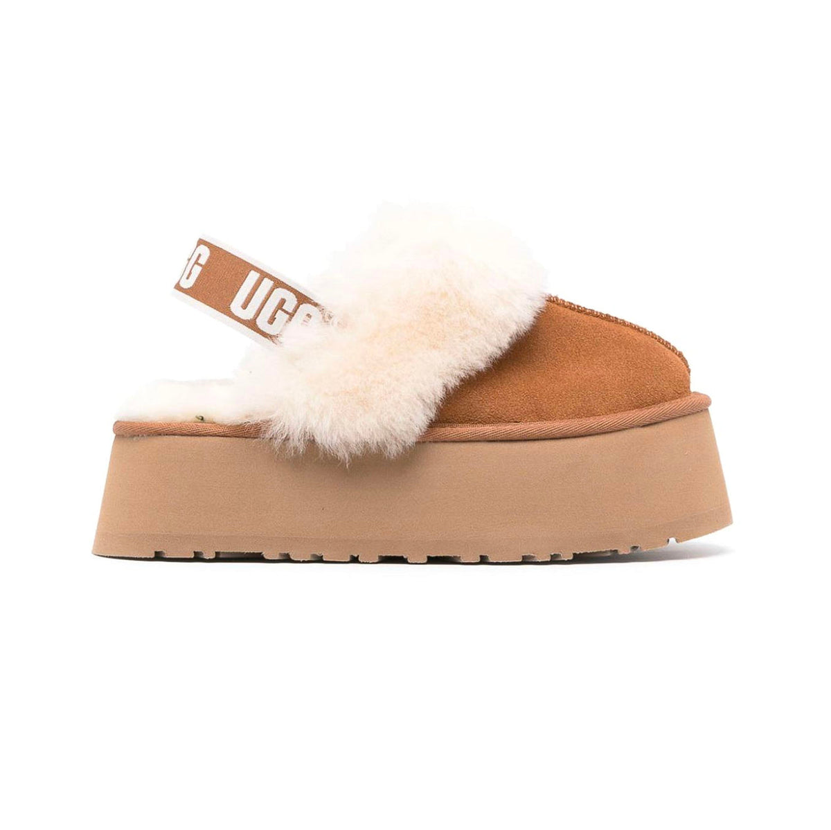 UGG Funkette Chestnut Mule Plateforme Marron Femme - 1