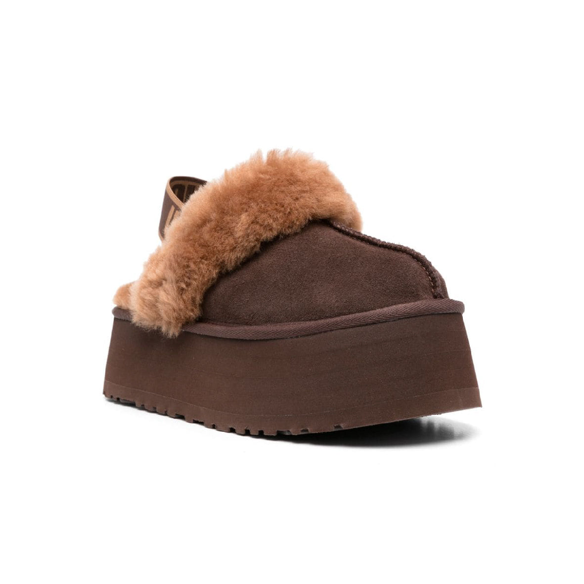 UGG Funkette Burnt Cedar Mule Plateforme Marron Femme - 2