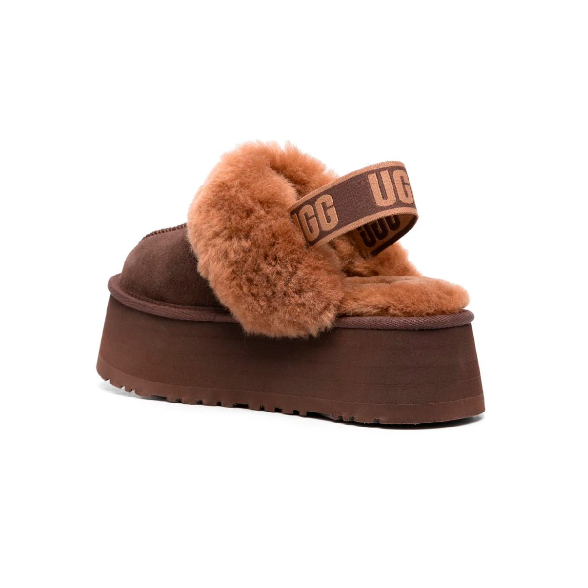 UGG Funkette Burnt Cedar Mule Plateforme Marron Femme - 3