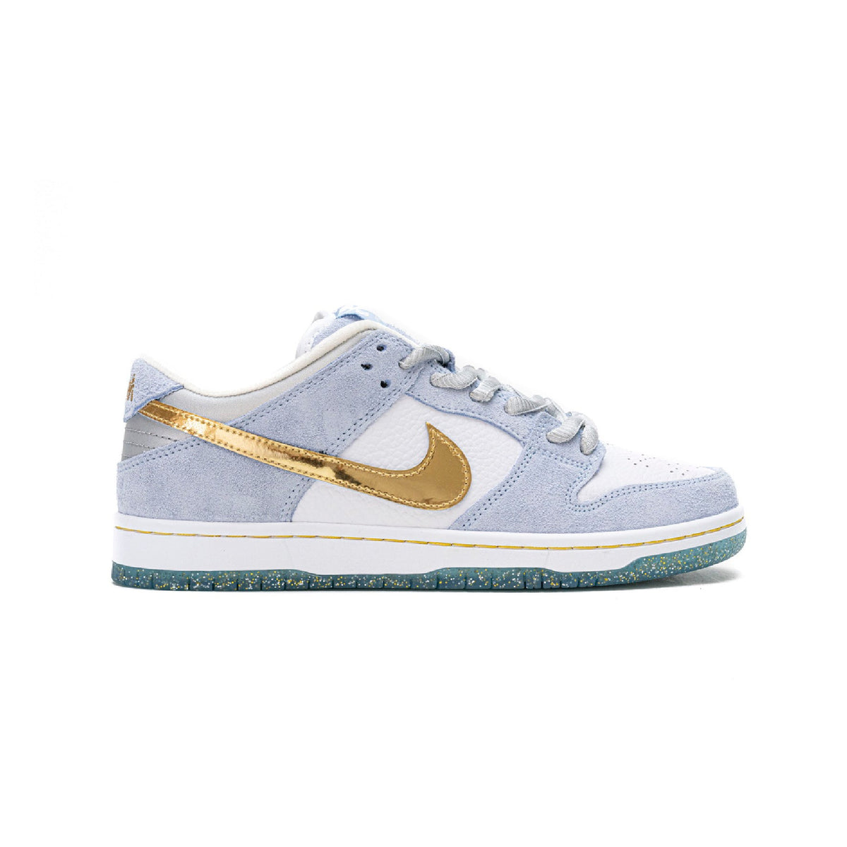Nike SB Dunk Low x Sean Cliver Baskets Bleu Or Homme Femme - 1