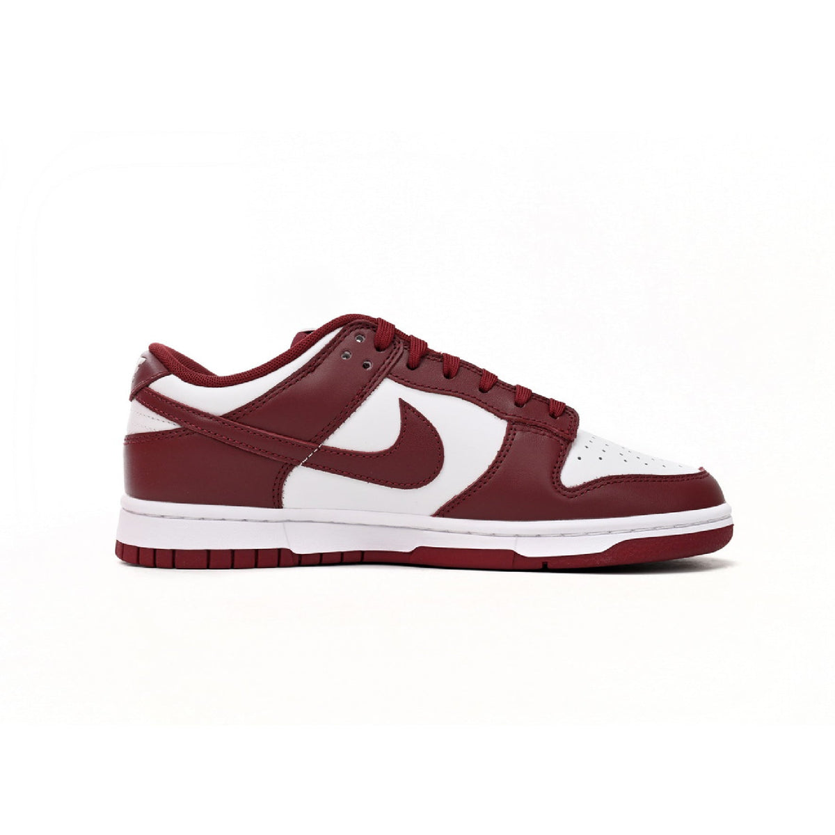 Nike Dunk Low Team Red Baskets Bordeaux Blanc Homme Femme - 1