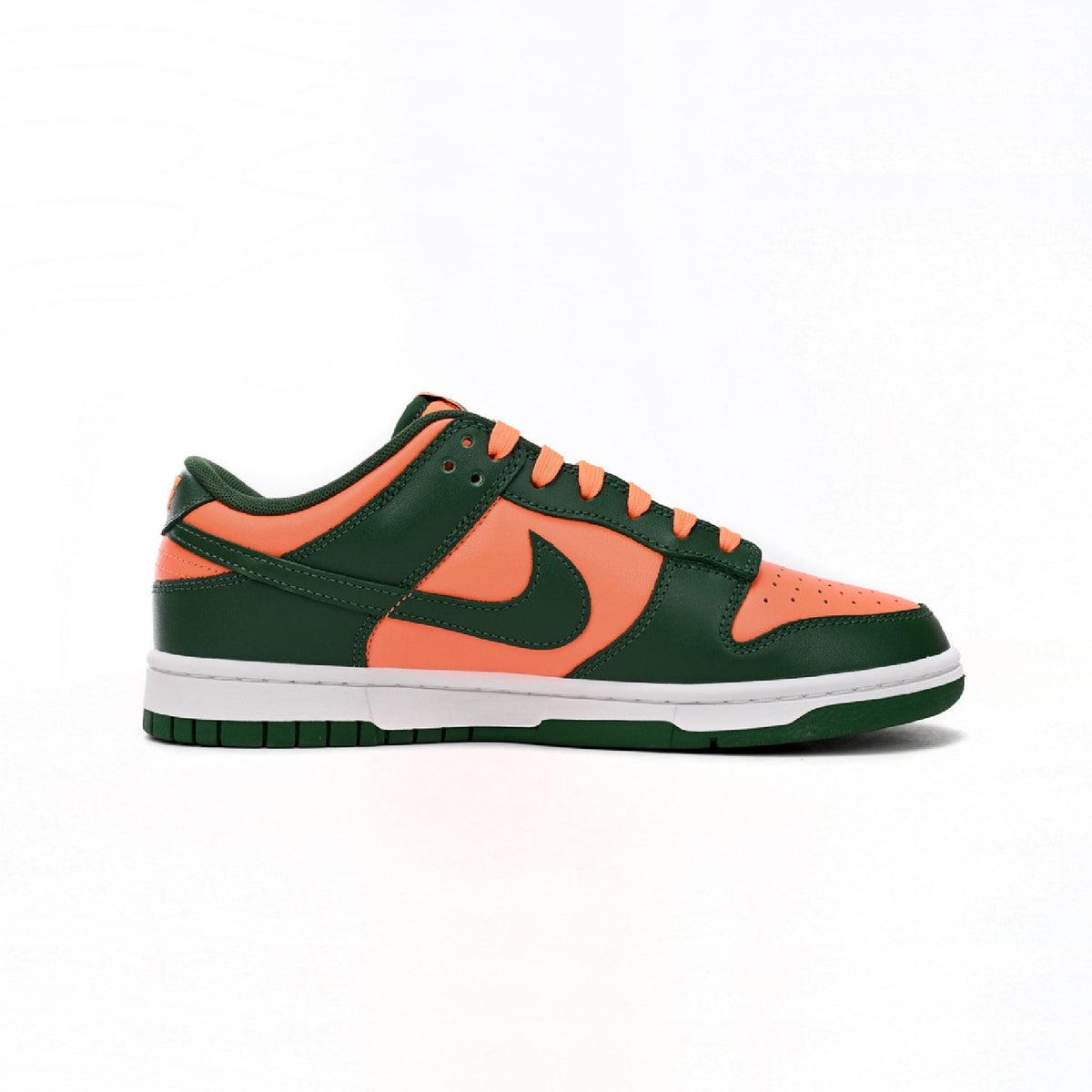 Nike Dunk Low Orange Green Baskets Orange Vert Homme Femme - 1