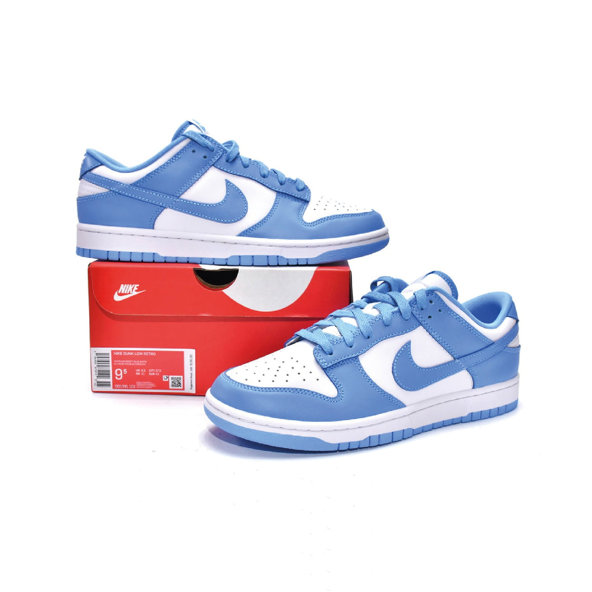 Nike Dunk Low University Blue Baskets Bleu Homme Femme - 4
