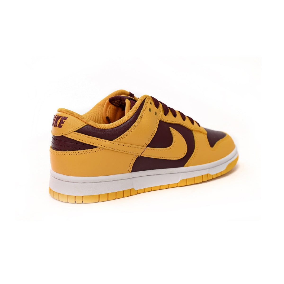 Nike Dunk Low Yellow Wine Baskets Bordeaux Jaune Homme Femme - 2