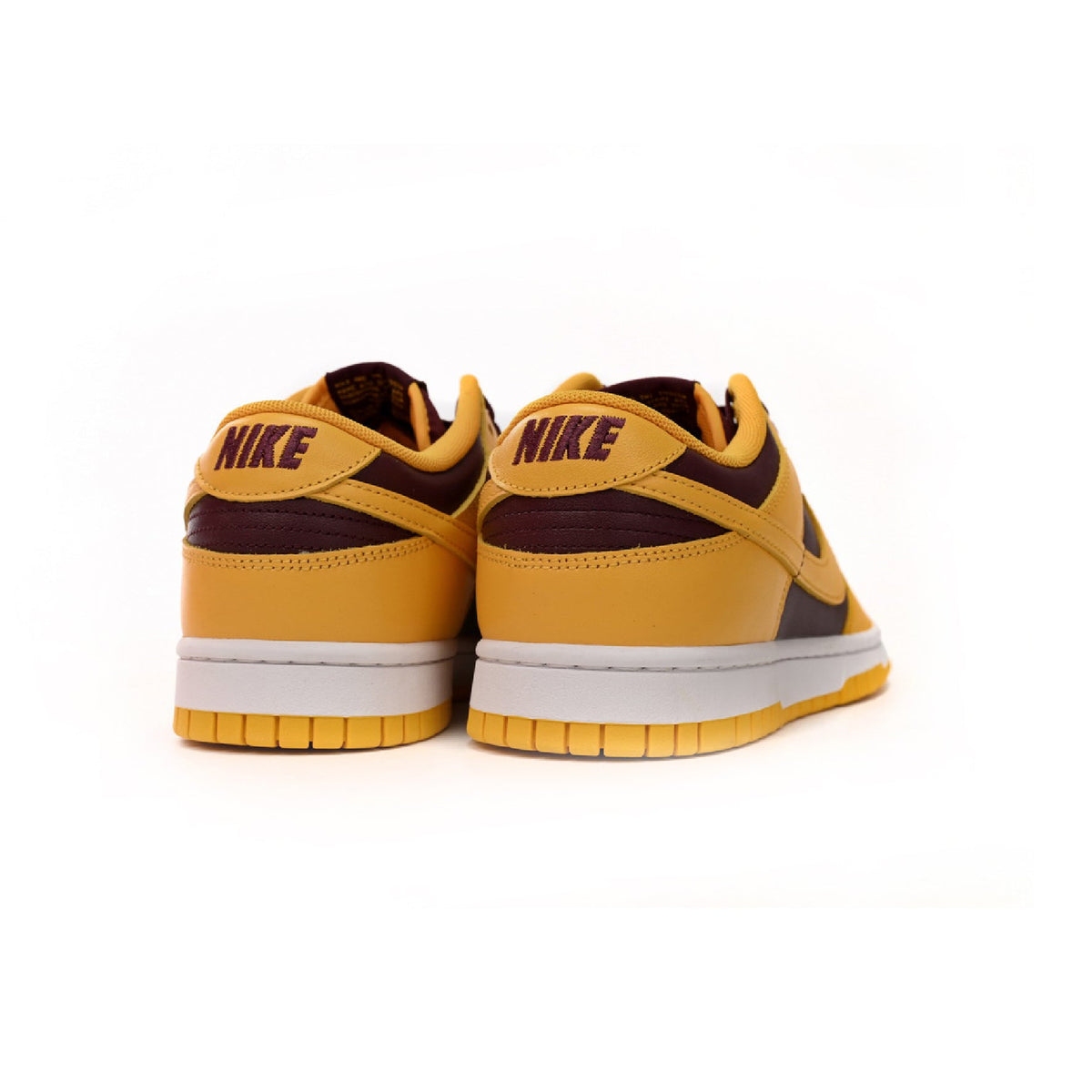 Nike Dunk Low Yellow Wine Baskets Bordeaux Jaune Homme Femme - 3