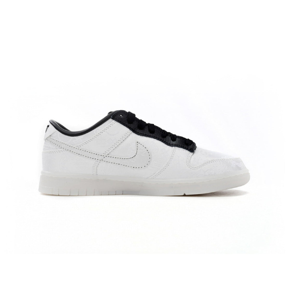 Nike Dunk Low x CLOT x Fragment Design Baskets Blanc Noir Homme Femme - 1