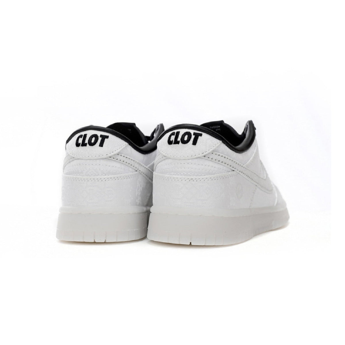 Nike Dunk Low x CLOT x Fragment Design Baskets Blanc Noir Homme Femme - 3