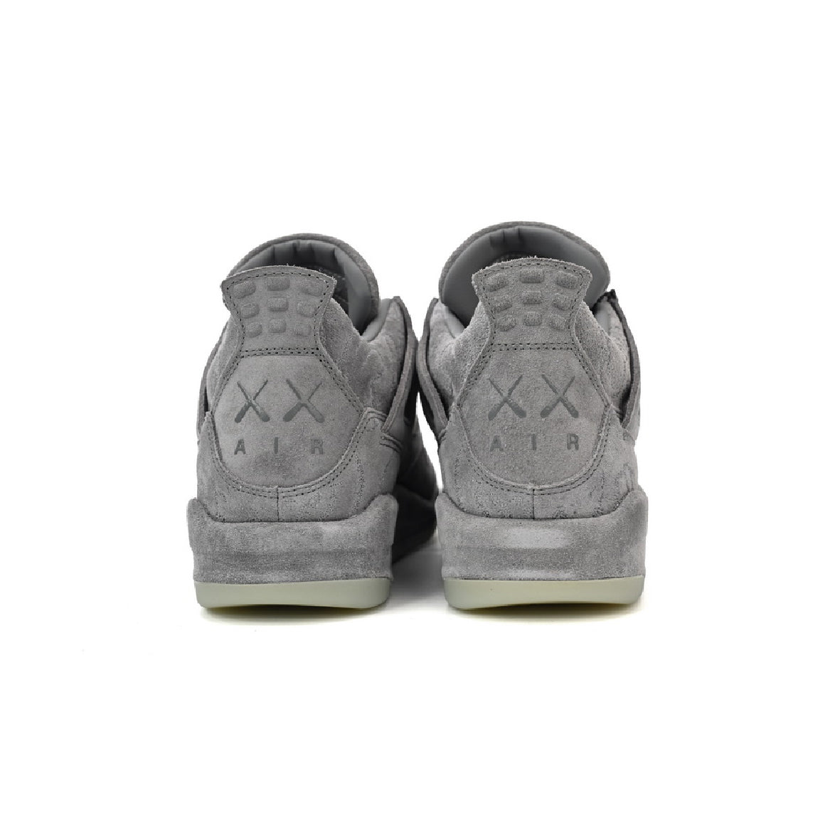 Air Jordan 4 Retro Kaws Baskets Gris Blanc Homme Femme - 3