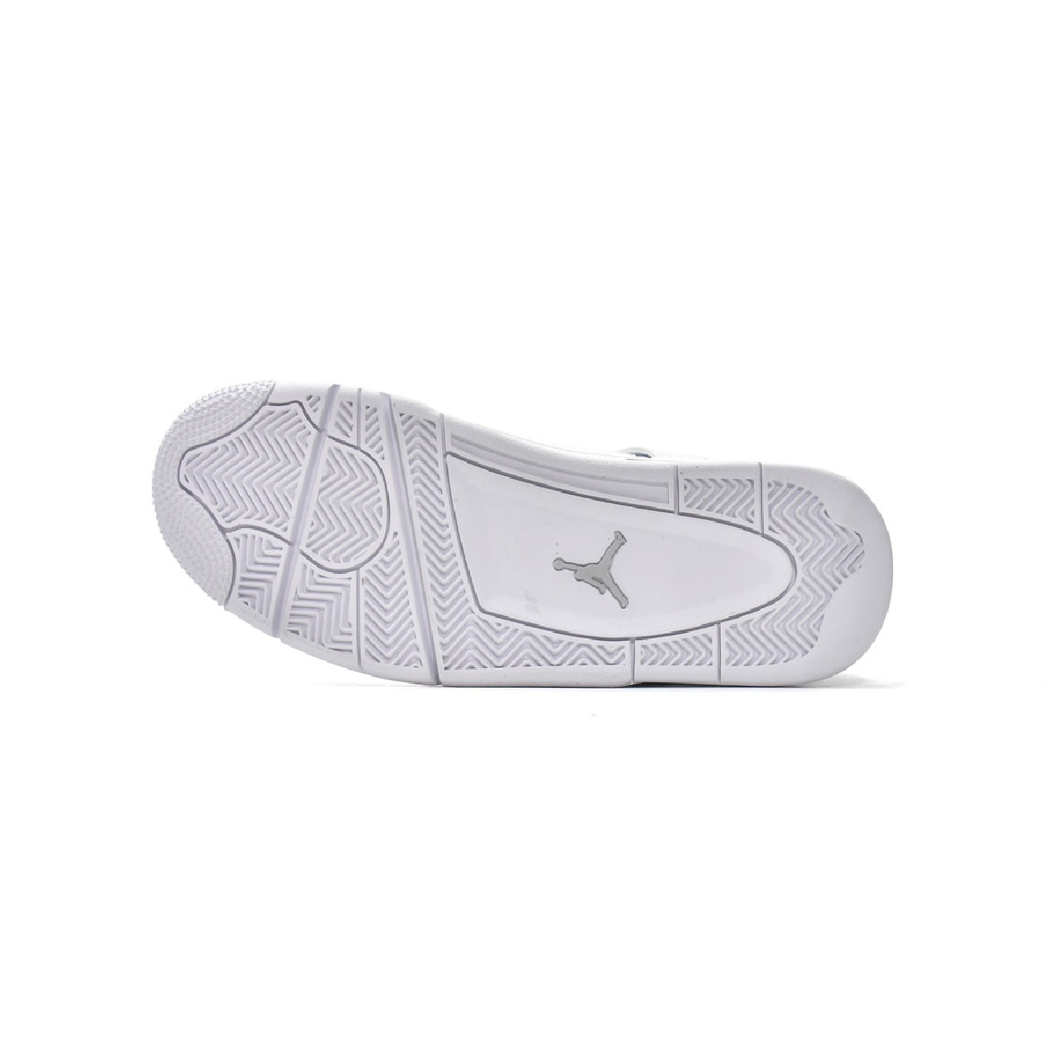 Air Jordan 4 Retro Pure Money Baskets Blanc Argent Homme Femme - 5