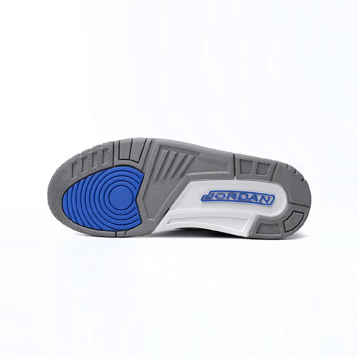 Air Jordan 3 Retro Racer Blue Baskets Blanc Bleu Homme Femme - 5