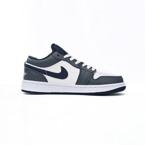 Air Jordan 1 Low Baskets Blanc Gris Homme Femme - 1