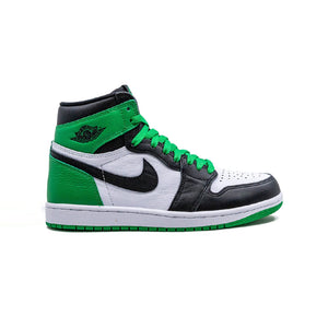 Air Jordan 1 High Lucky Green Baskets Vert Blanc Homme Femme - 1