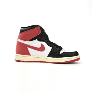 Air Jordan 1 Retro High OG Track Red Baskets Rouge Blanc Homme Femme - 1
