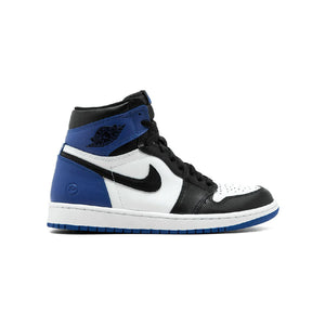 Air Jordan 1 Retro High x Fragment Baskets Bleu Noir Homme Femme - 1