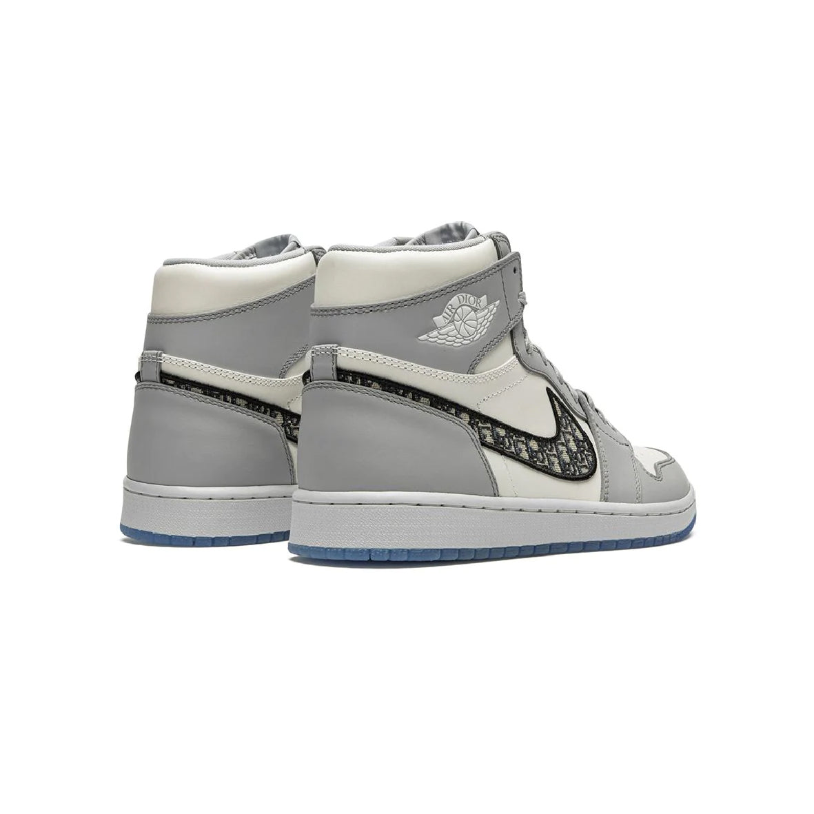 Air Jordan 1 High x Dior Baskets Gris Blanc Homme Femme - 3
