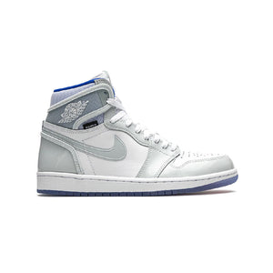 Air Jordan 1 High Zoom Racer Blue Baskets Bleu Blanc Homme Femme - 1