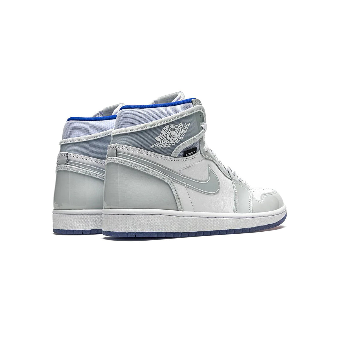 Air Jordan 1 High Zoom Racer Blue Baskets Bleu Blanc Homme Femme - 3