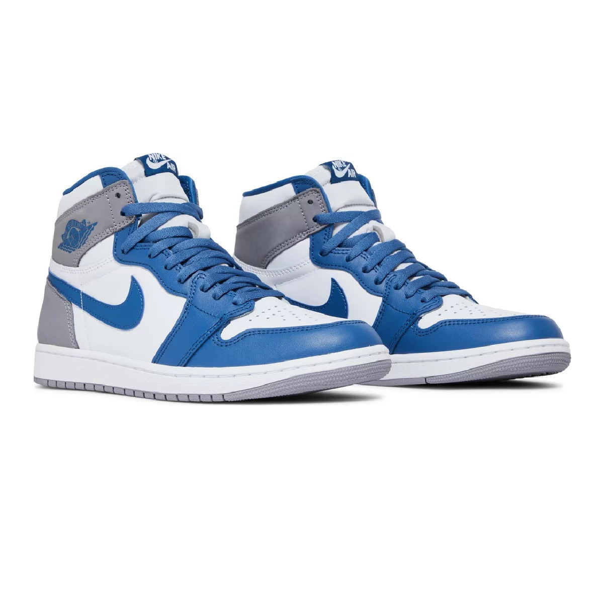 Air Jordan 1 High OG True Blue Baskets Bleu Blanc Homme Femme - 2