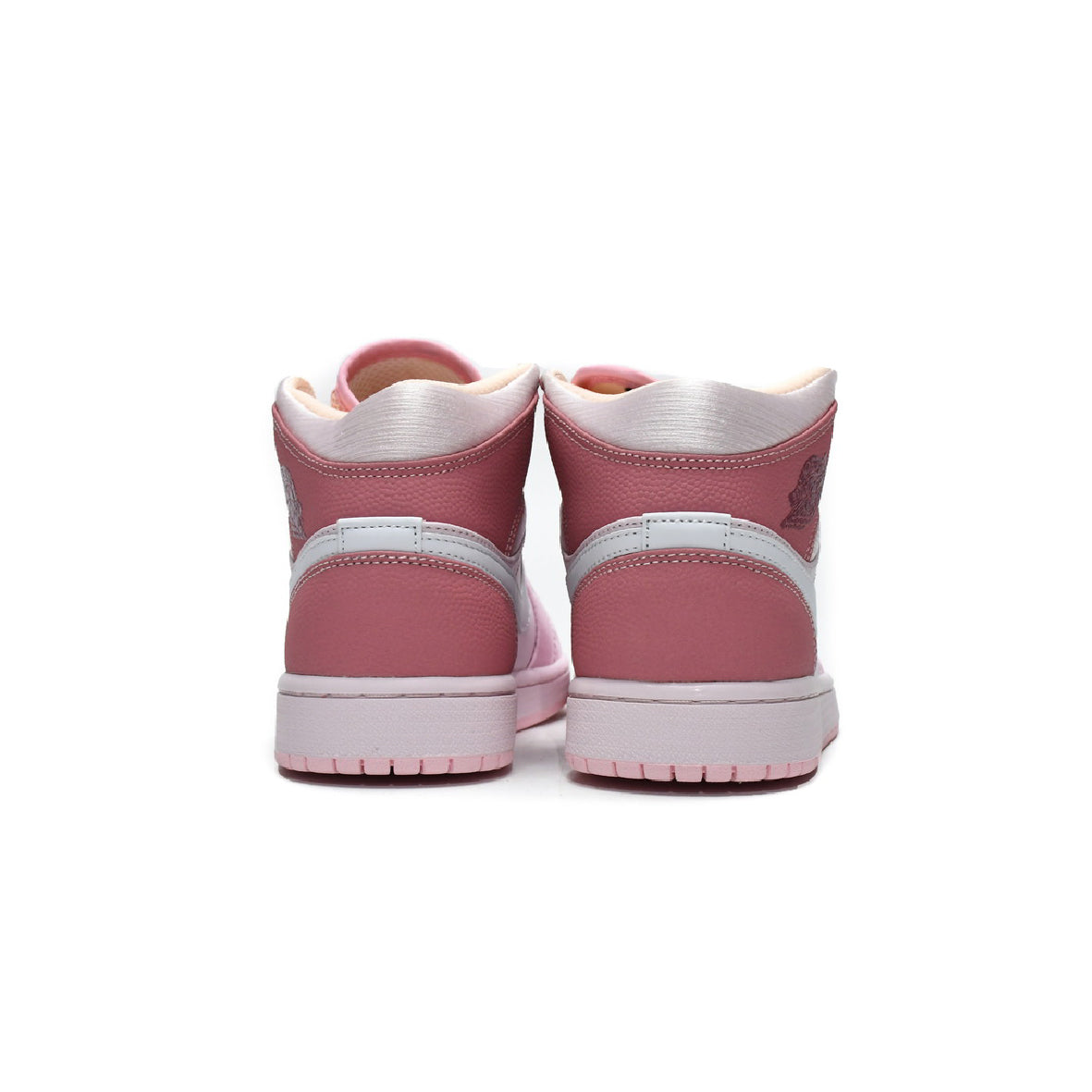 Air Jordan 1 Mid Digital Pink Baskets Rose Blanc Homme Femme - 3