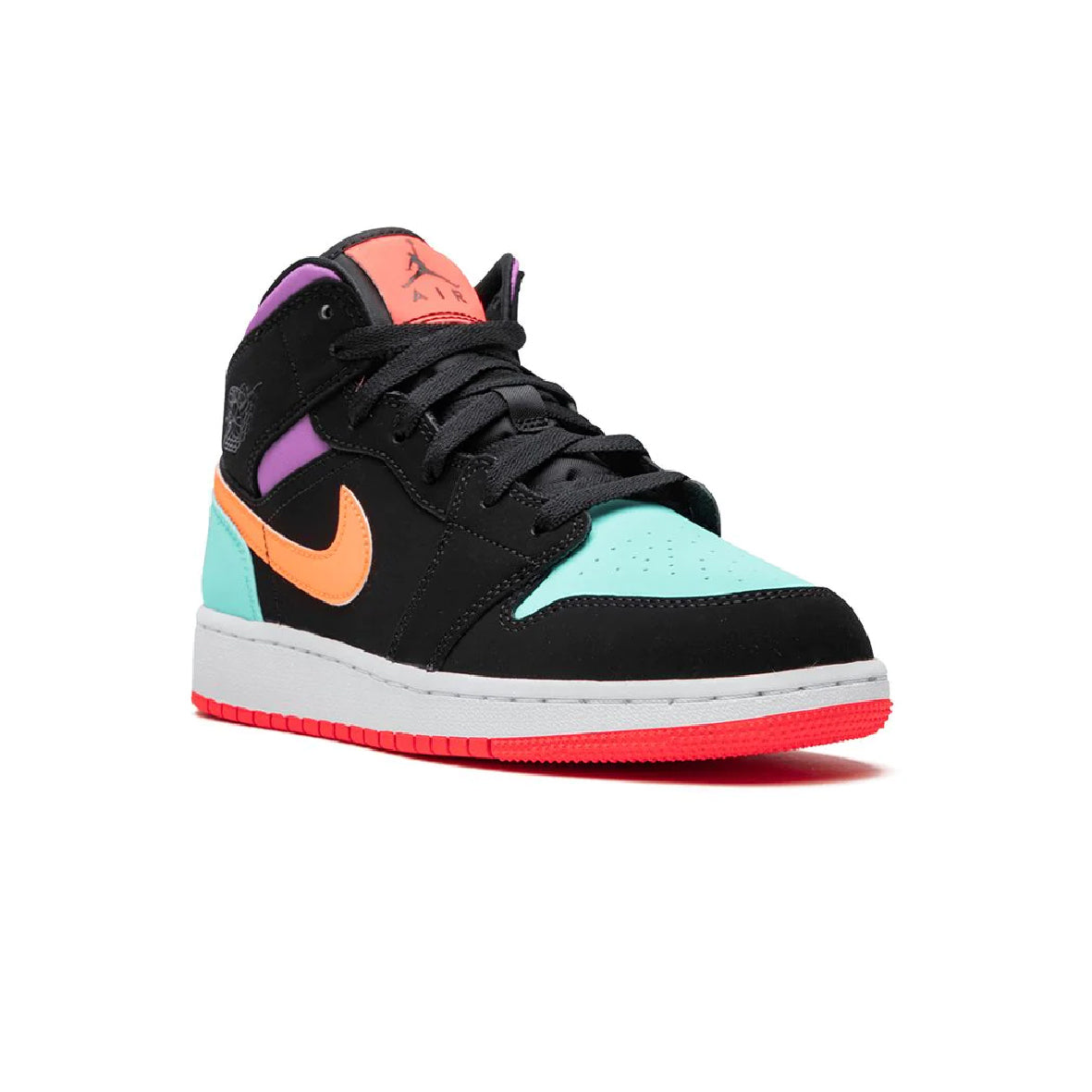Air Jordan 1 Mid Candy Baskets Noir Multicolore Homme Femme - 2