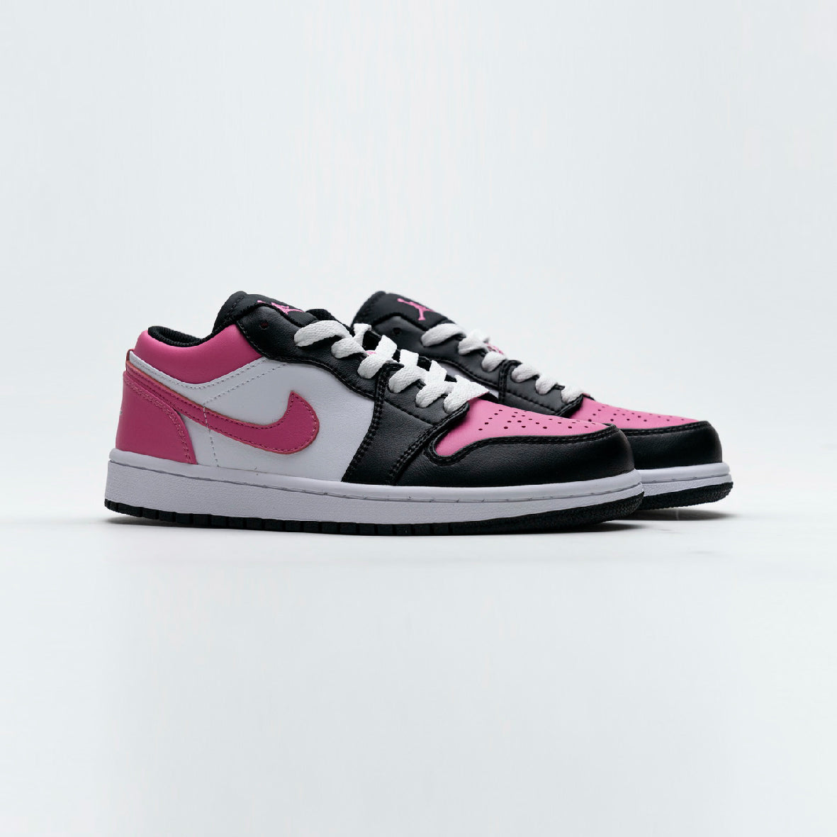 Air Jordan 1 Low Pinksicle Baskets Rose Blanc Homme Femme - 2