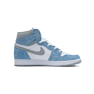 Air Jordan 1 High Hyper Royal Baskets Bleu Gris Homme Femme - 1