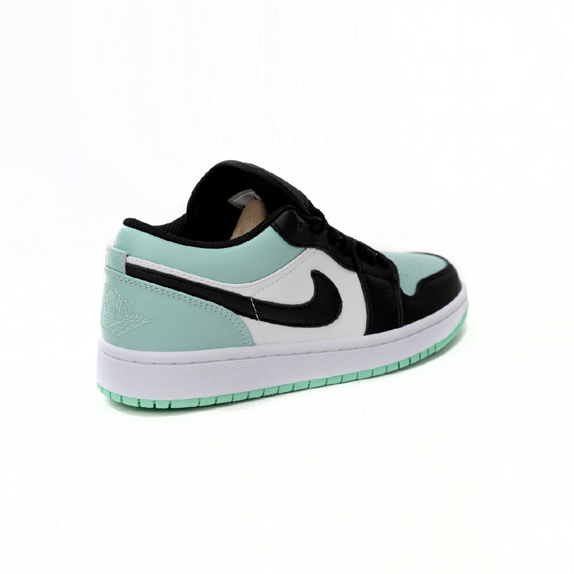 Air Jordan 1 Low Mint Green Baskets Vert Blanc Homme Femme - 2