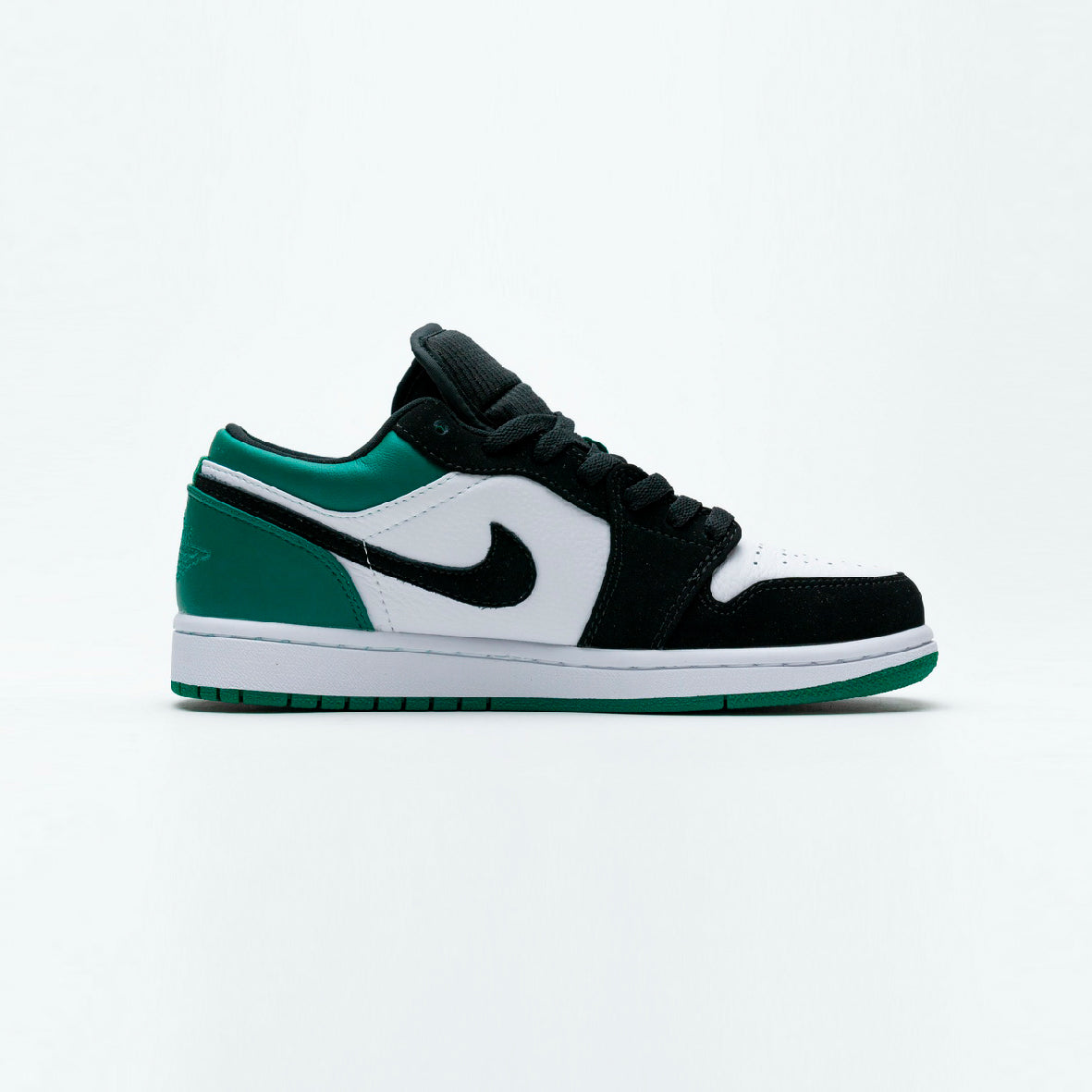 Air Jordan 1 Low Mystic Green Baskets Vert Blanc Homme Femme - 1