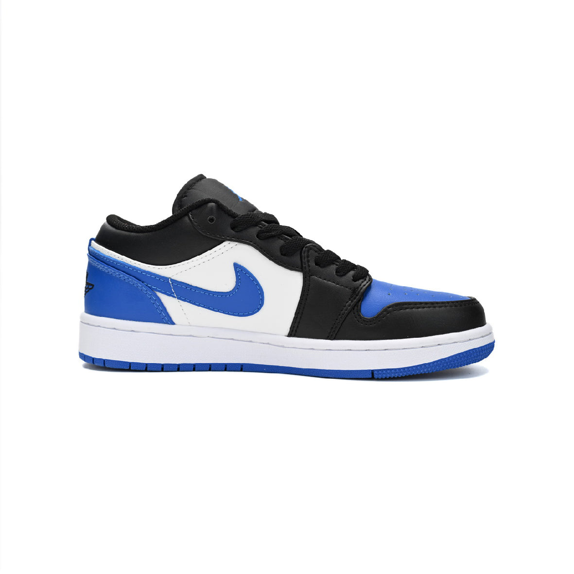 Air Jordan 1 Low Royal Toe Baskets Blanc Bleu Homme Femme - 1
