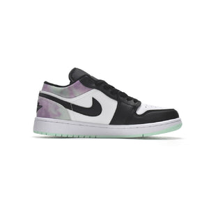 Air Jordan 1 Low SE Tie Dye Baskets Blanc Multicolore Homme Femme - 1