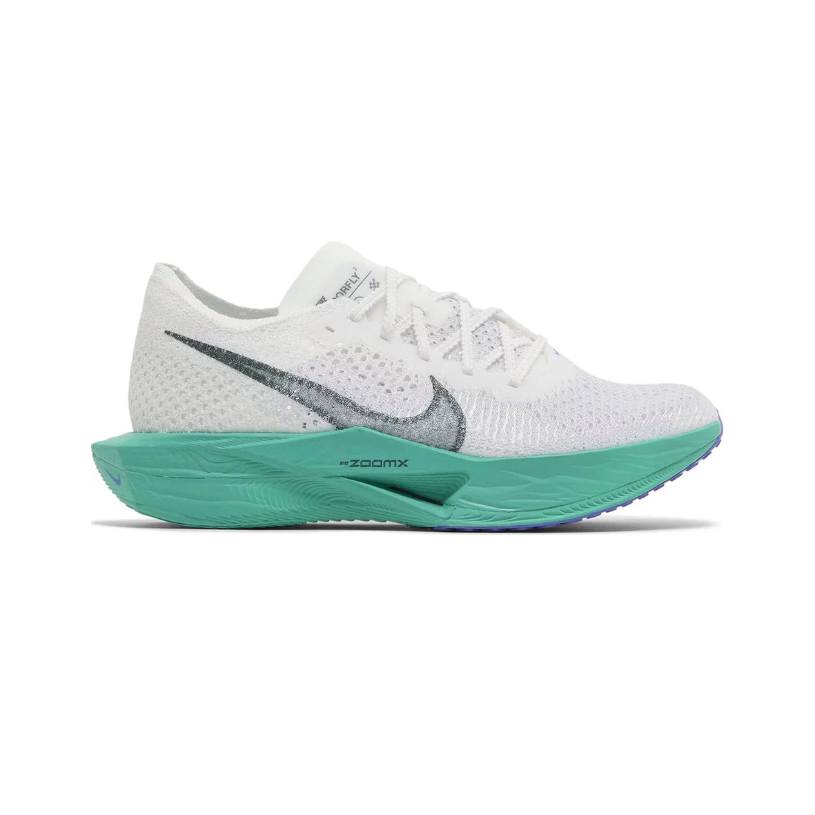 Nike ZoomX Vaporfly 3 White Jade Ice Chaussures Running Blanc Vert Mixte - 1