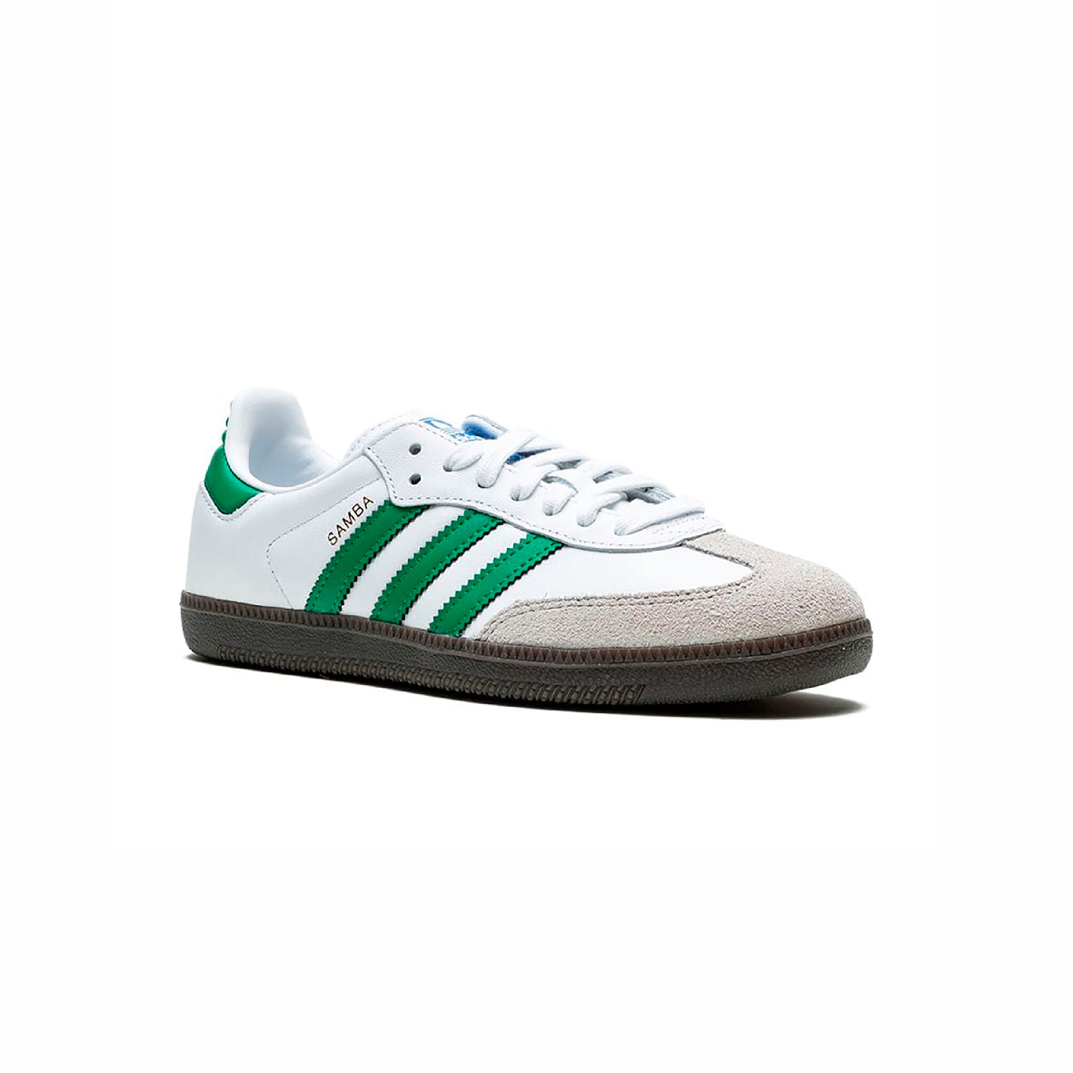 adidas Samba OG Baskets Blanc Vert Homme Femme - 2