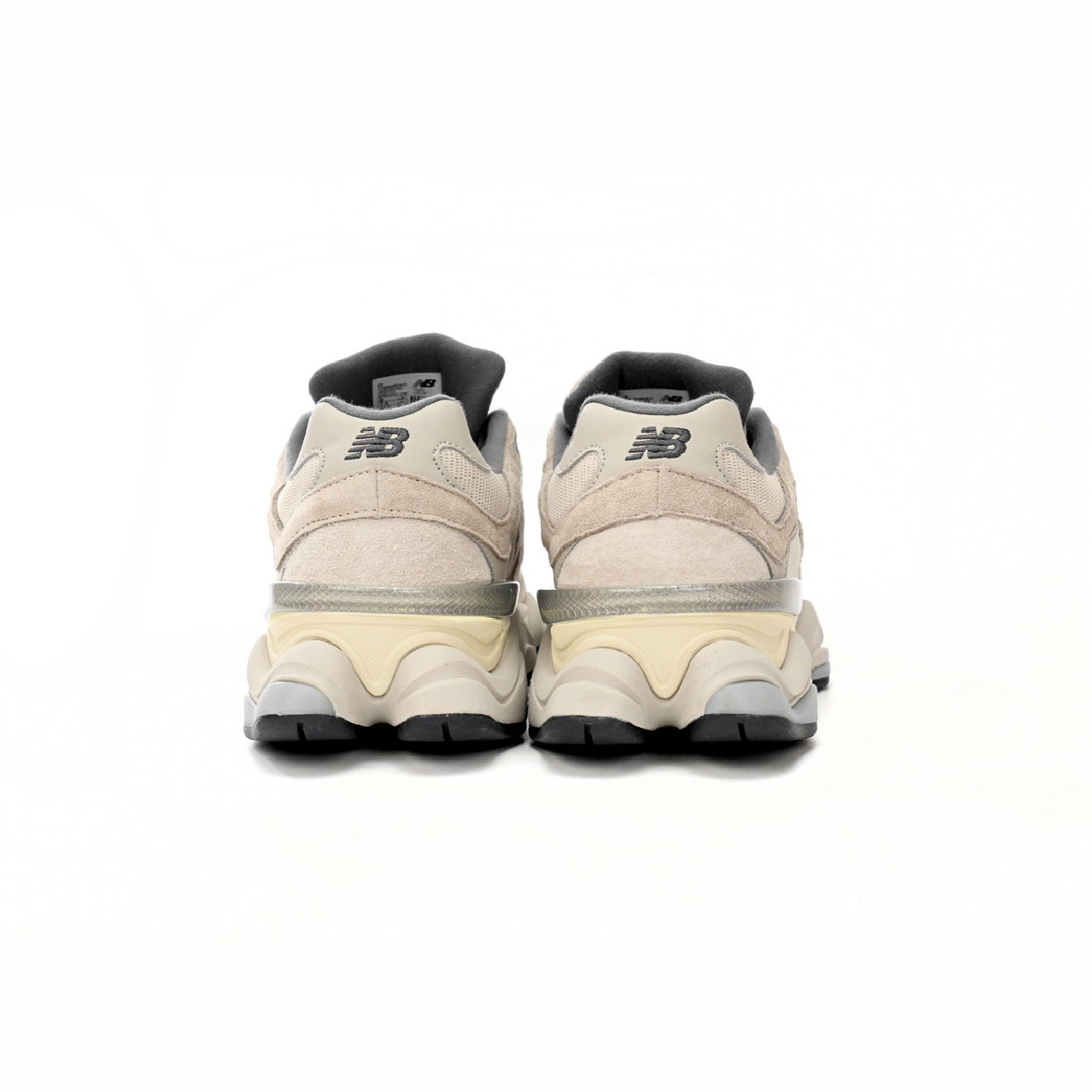 New Balance 9060 Baskets Gris Blanc Homme Femme - 3