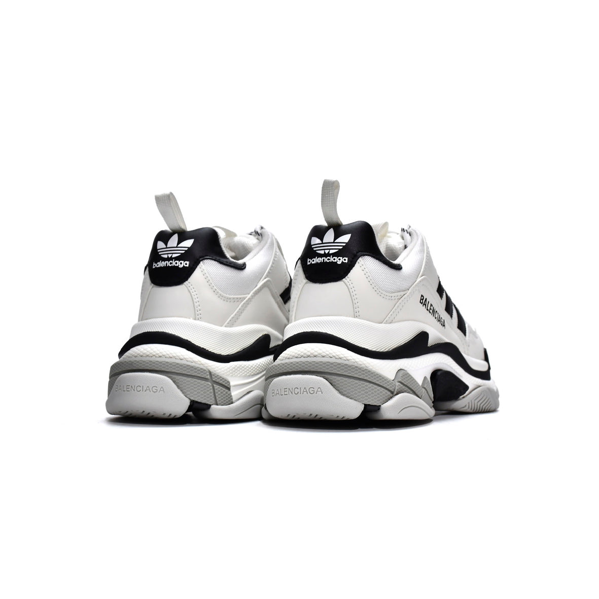 Balenciaga x adidas Triple S Baskets Blanc Homme Femme - 3