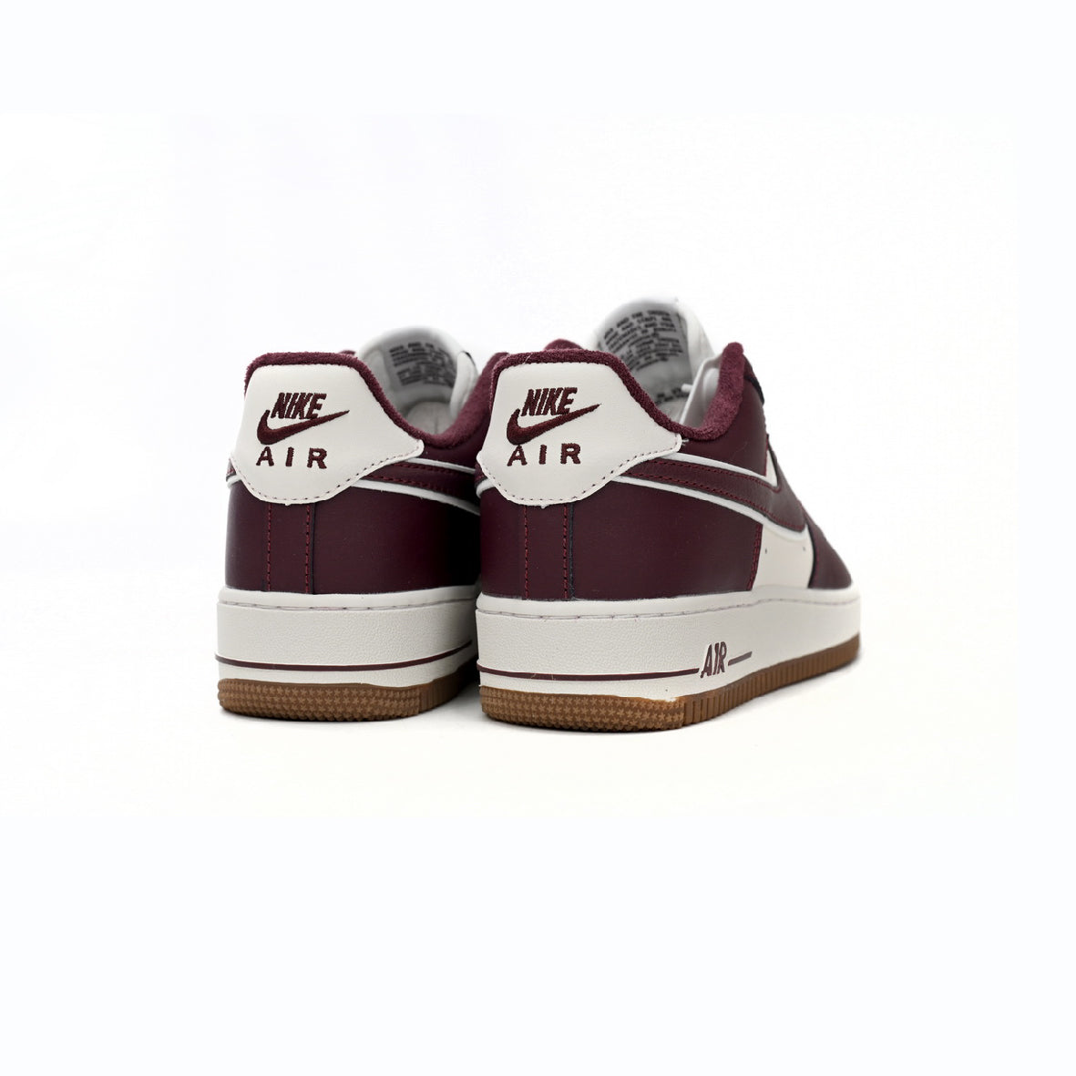 Nike Air Force 1 Low College Pack Baskets Bordeaux Blanc Homme Femme - 3