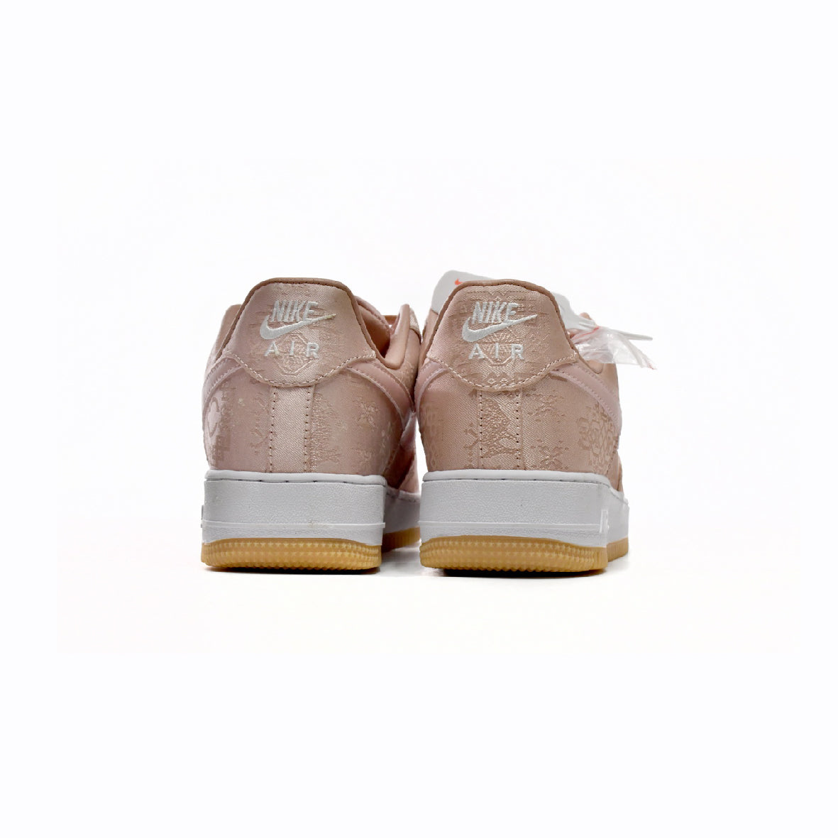 Nike Air Force 1 Low x CLOT Premium Rose Gold Silk Baskets Rose Or Mixte - 3