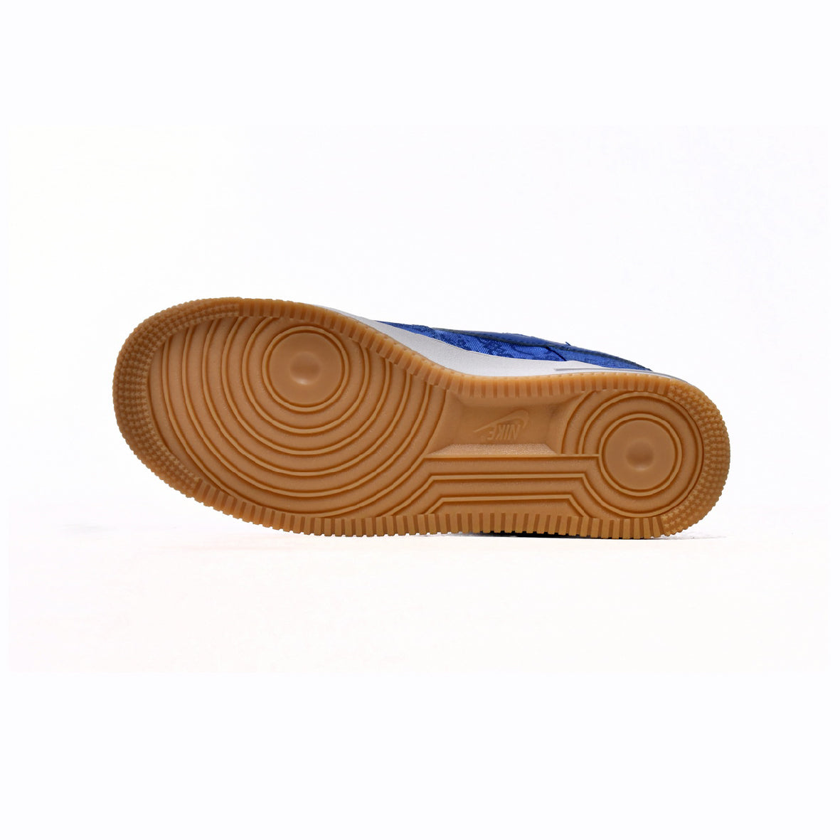 Nike Air Force 1 Low x CLOT Blue Silk Baskets Bleu Homme Femme - 4