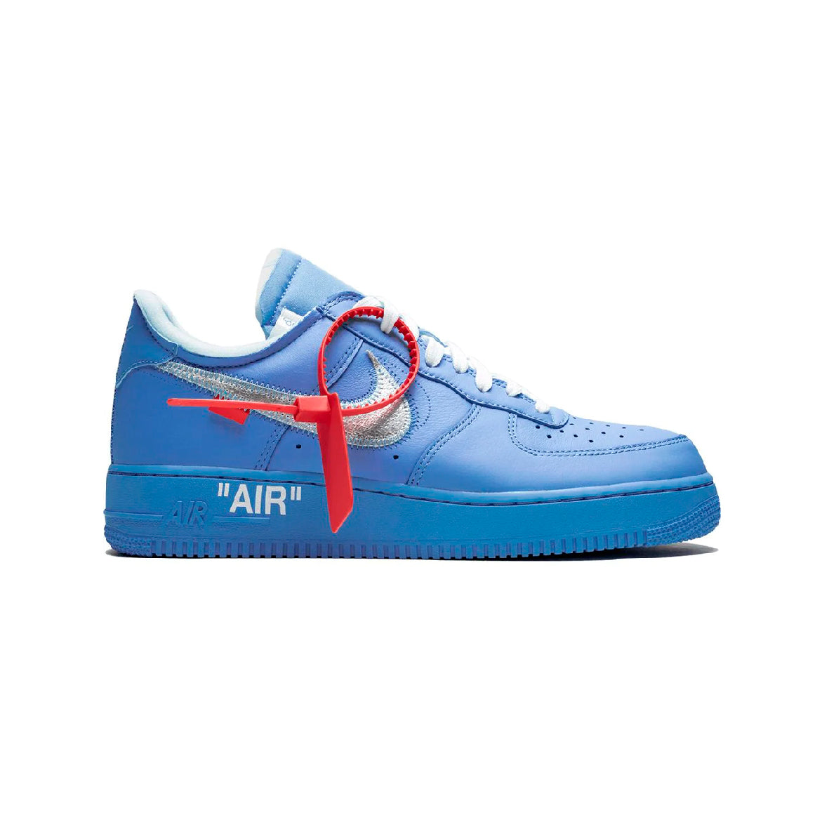 Nike Air Force 1 Low x Off-White MCA Baskets Bleu Homme Femme - 1