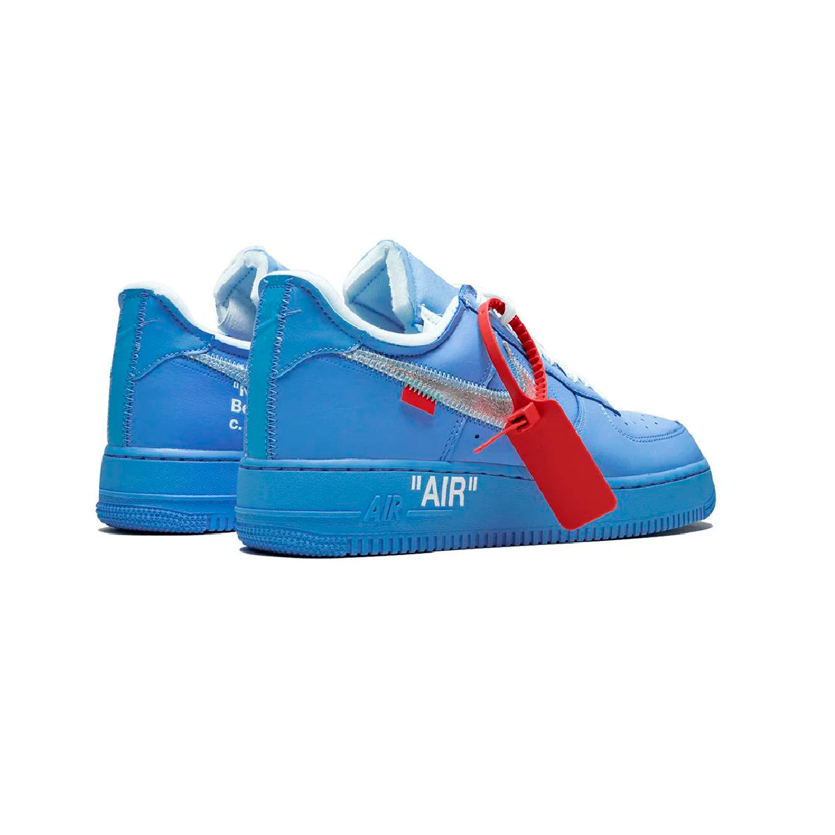 Nike Air Force 1 Low x Off-White MCA Baskets Bleu Homme Femme - 3