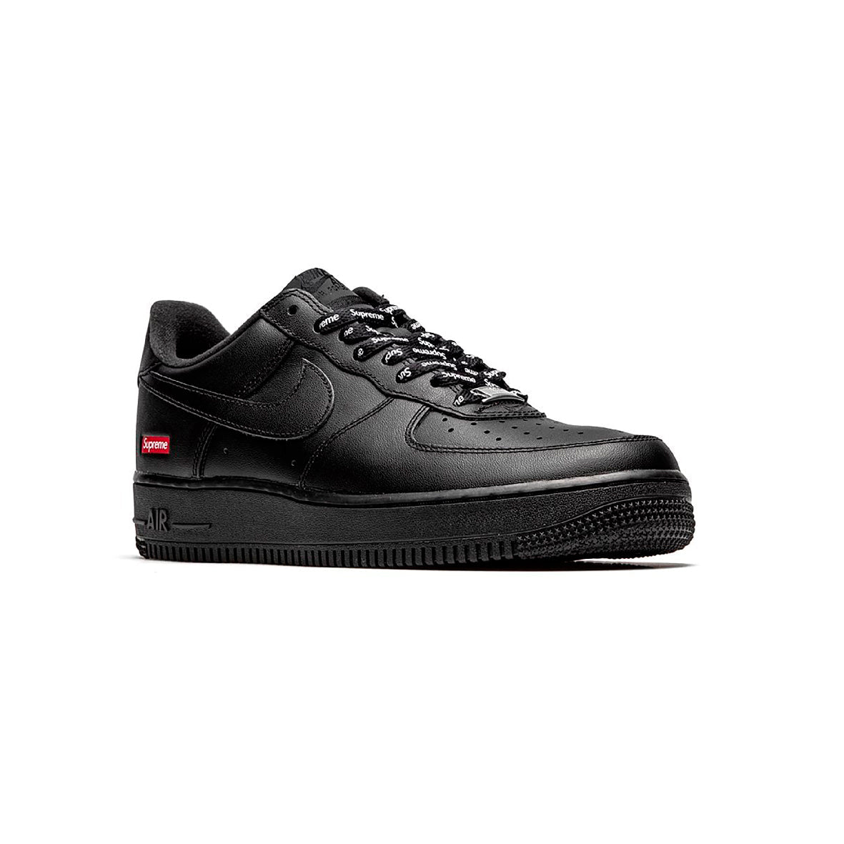 Nike Air Force 1 Low x Supreme Black Baskets Noir Homme Femme - 2
