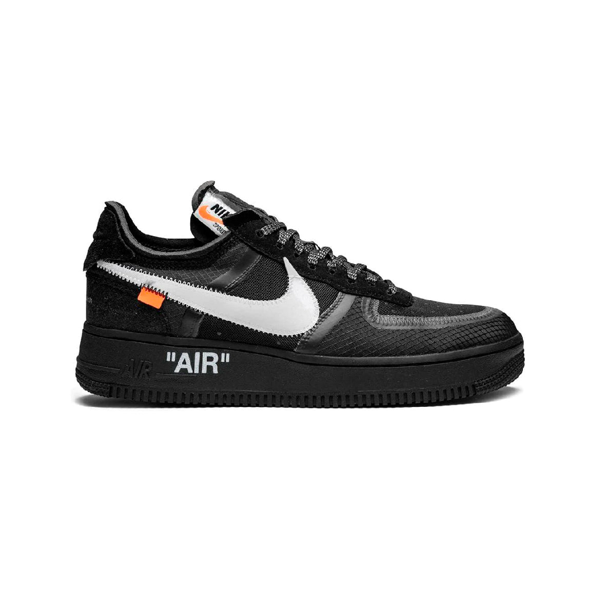 Nike Air Force 1 Low x Off-White Black Baskets Noir Homme Femme - 1