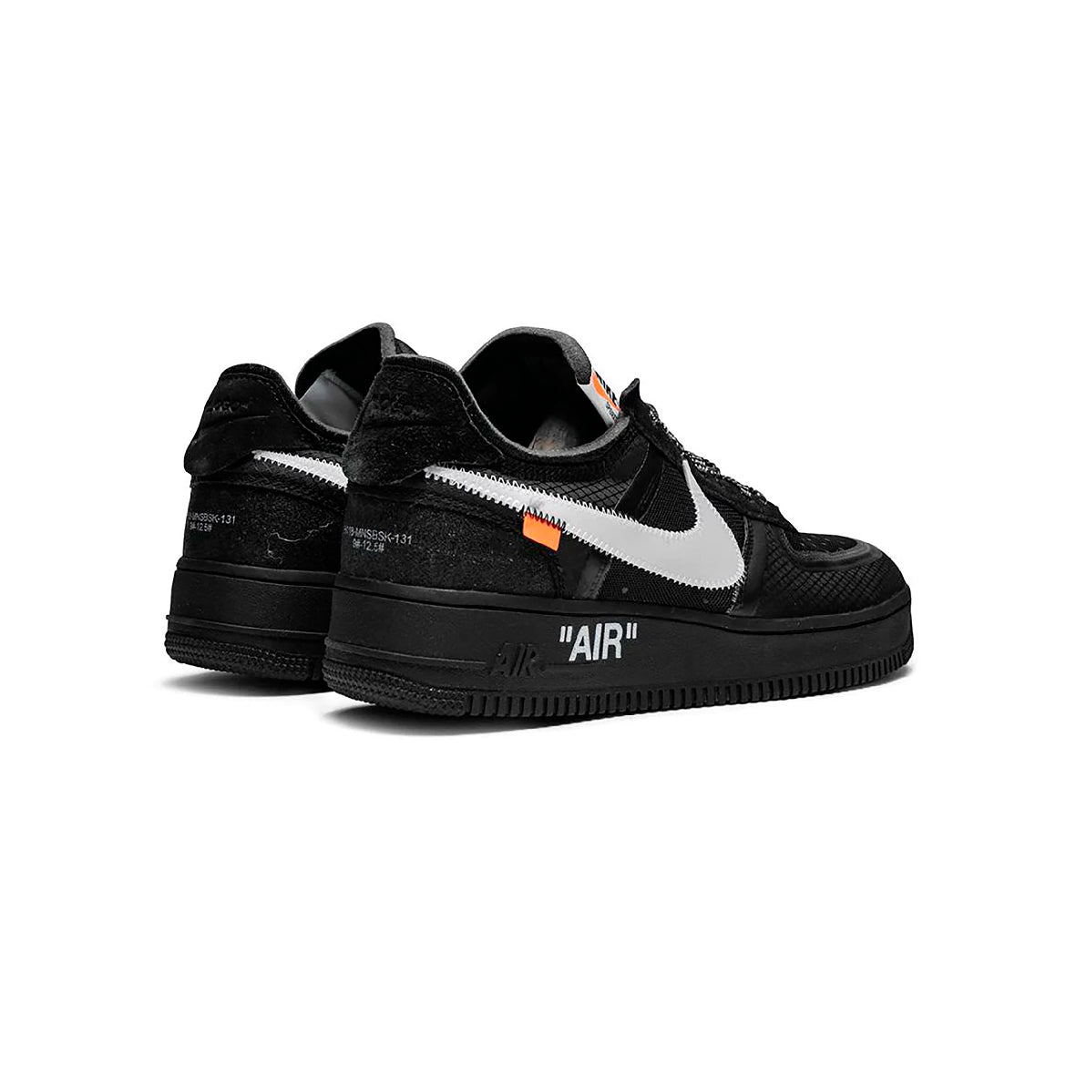 Nike Air Force 1 Low x Off-White Black Baskets Noir Homme Femme - 3