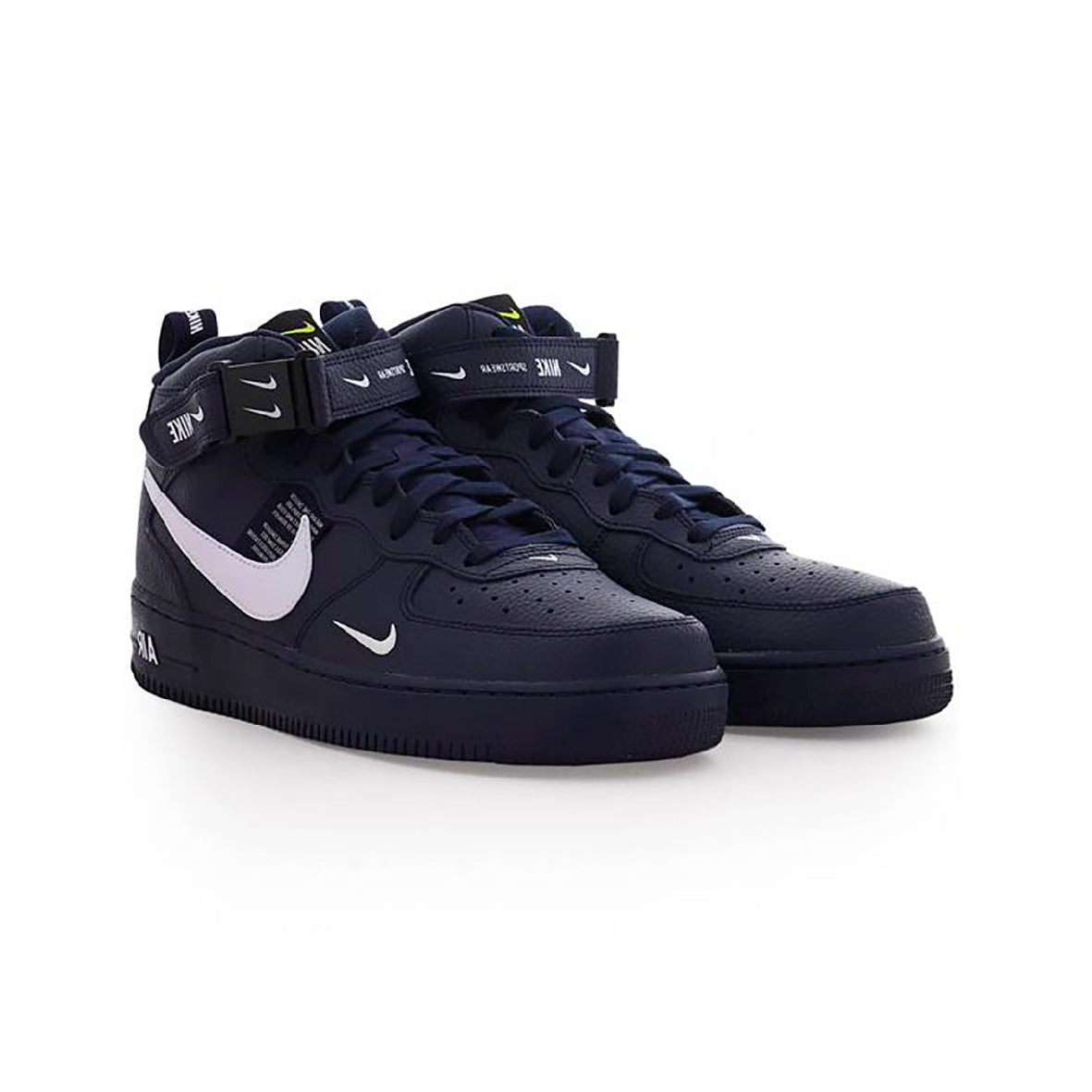 Nike Air Force 1 Mid '07 LV8 Black Baskets Noir Homme Femme - 2